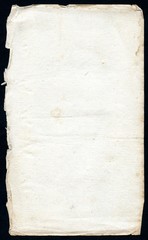 Old paper 1748 ( parchment) 