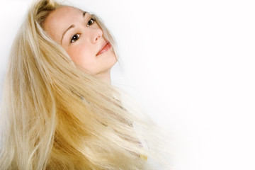 blond long hair - pretty female