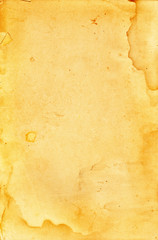 Antique,Yellowed and Stained Paper