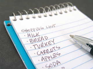 shopping list