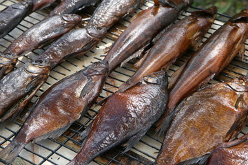 smoked river fish