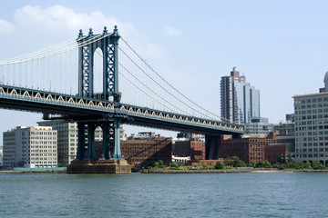Fototapeta na wymiar Manhattan Bridge in New York