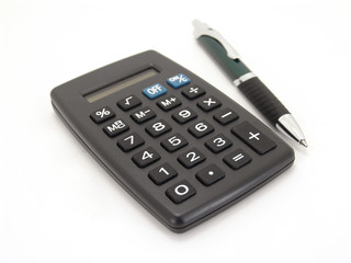 calculator with pen