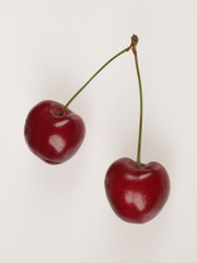 Isolated Cherries