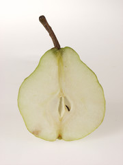 Isolated Cut Pear