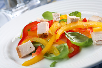 Chicken with vegetables