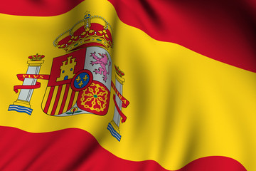Rendered Spanish Flag