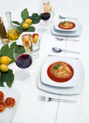 Romantic dinner for two