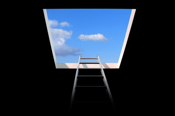 ladder to the sky © tezzstock