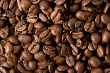 Coffee beans background
