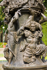 Fototapeta premium water fountain the the park