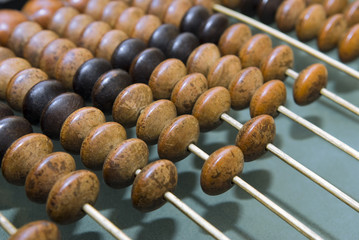 Wooden abacus
