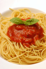 Piatto di spaghetti