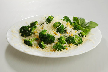 Broccoli and rice