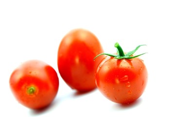 Eier und Strauchtomate