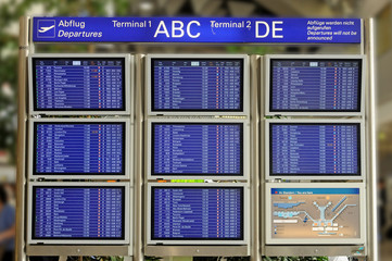 Abflug Information