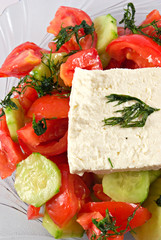 Fototapeta na wymiar Bulgarian Salad