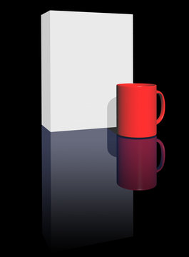 Blank Box And Mug