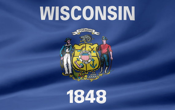 Wisconsin Flagge