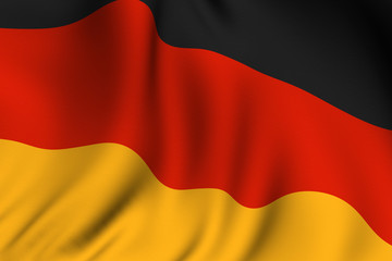 Rendered German Flag
