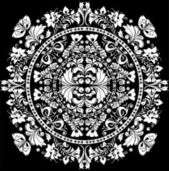 white round decoration