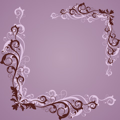 Vintage lilac frame