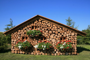 cabane en bois