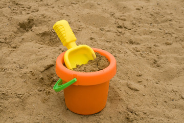 toys in sand