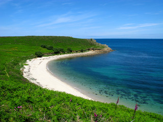 Perpitch beach, St. Martins, Isles of Scilly.