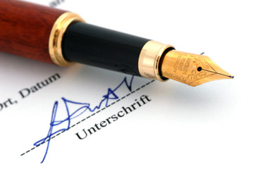 Unterschrift