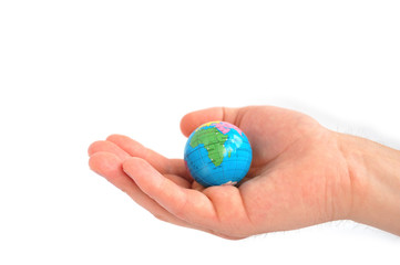 the world in a hand