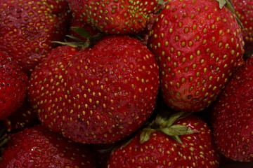 ripe strawberries
