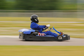 vitesse en karting