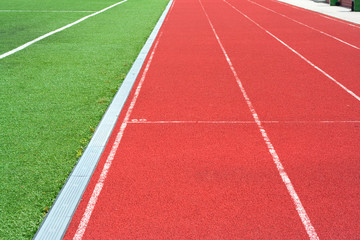 Fototapeta premium track on the stadium