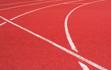 Naklejka premium track on the stadium