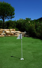 "Putt in green"  residencial, para practica de golf