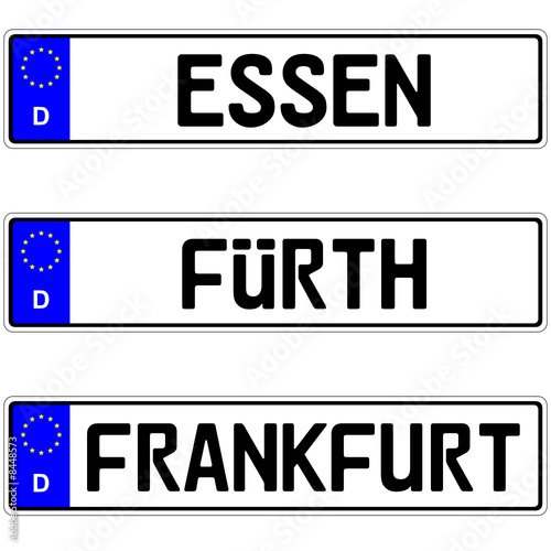 Autokennzeichen Frankfurt Autokennzeichen Frankfurt