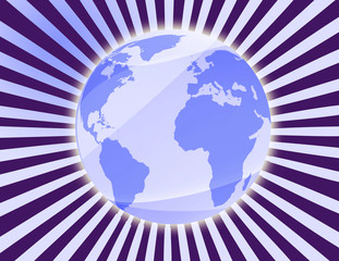 Computer generated mother earth