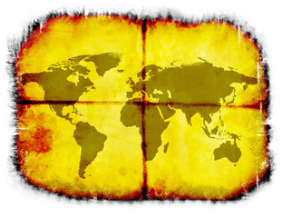 Abstract background world map