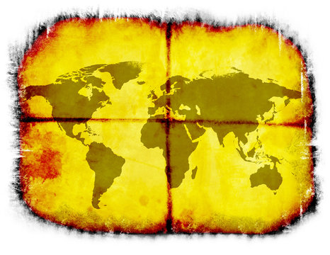 Fototapeta Abstract background world map