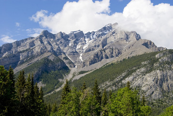 Fototapeta na wymiar Banff Rockies