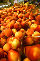 raw peaches