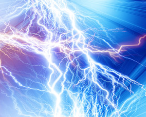 Intense lightning