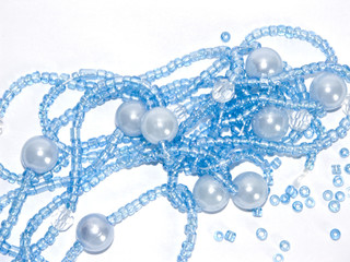 The torn thread of a beads