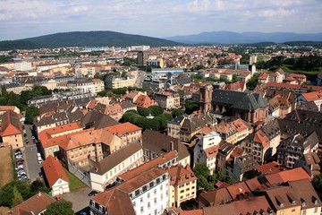 Fototapeta premium belfort, vue sur la vieille ville
