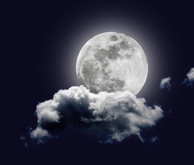 Fototapeta na wymiar Księżyc