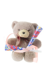 Teddy Bear with Party Trumpets