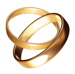 Golden Wedding Rings
