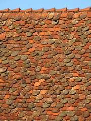 Historisches Schindeldach