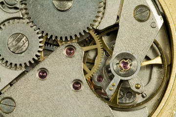 detail of clockwork